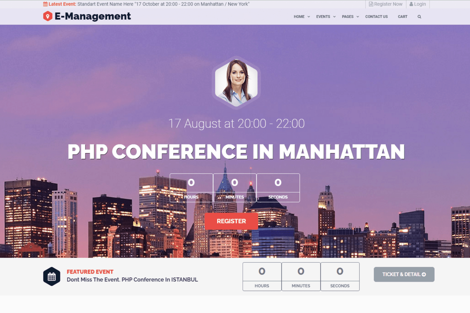 Event Management Website